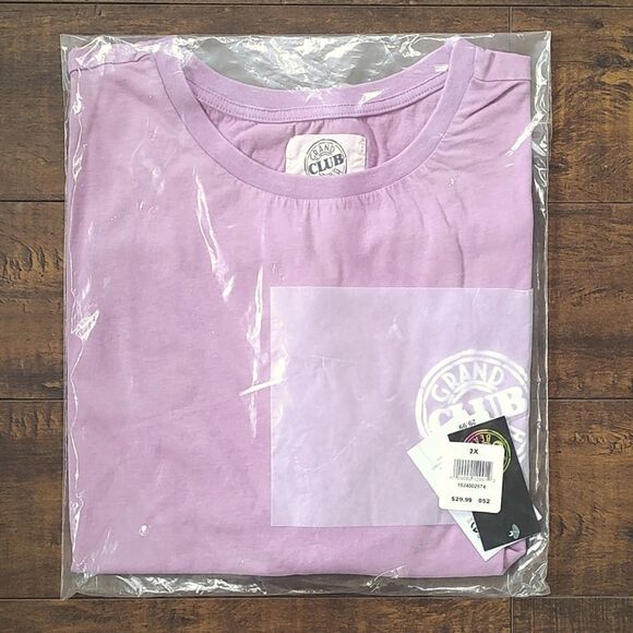 New With Tags Size 2X Women's Grand Beach Club Washed‎ Crop Tee - Picture 7 of 9